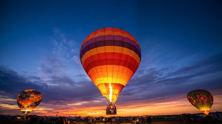Hot air balloon safaris in Kenya